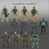 16 Playset 12 Playset, 3 4 5 6 7 8 JOYIN PCs Army Men with Realistic Army Ranger Men Action Figures and Weapon Gear