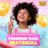 Set 10pcs Playset Toy Choi's Children's Pretend Play Hair Styling Salon with Hair Dryer, Pink Princess Hairdressing Kit