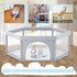 besuhot 65x65 Inch, Baby Playpen Large PlayPen for Babies and Toddlers Hexagonal Type Baby Play Yards for Toddlers