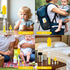 Electric Bottle Brush Cleaner, Portable Electric Baby Bottle Brush Cleaner for Travel, Rechargable Travel Bottle