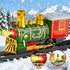Novaluki Set 4-8, 3 4 5 6 7 8 Christmas Train for Kids, Electric Train Toy with Light and Sound, DIY Building Train