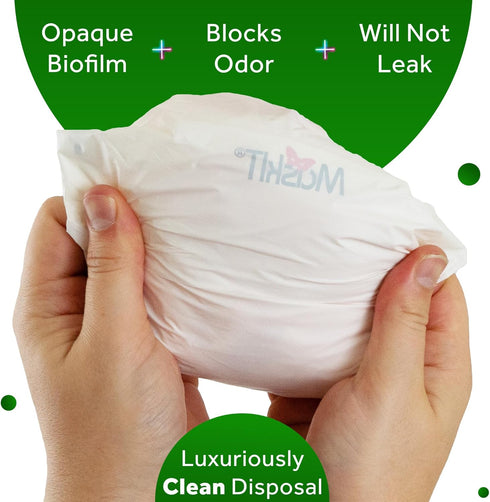 MaskIT Diaper Disposal Bags | Eliminate Odor With Our Patented Odor Blocking Diaper Disposal Bags | Fits All Baby