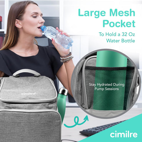 Backpack, 13 12 Journey Breast Pump Stylish & Functional Breast Pump Bag with Plenty of Pockets & Collapsible