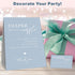 Set 1 50 A10 TPYEN Diaper Raffle For Baby Shower - Minimalism - Standing Sign & Diaper Raffle TicketsGender Reveal