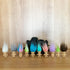 1.2" (10pack) Mini PVC Vintage Troll Doll Mini Action Figures Cake Toppers Chromatic Adorable Cute Little Guys