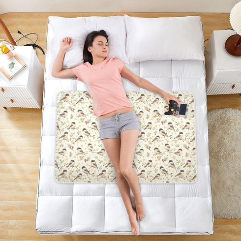 siphylline 52" 34" Cartoon Cute Fay Bird Extra Large Resuable Changing Pad Covers Highly Absorbent Bed Pad Changing