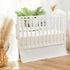 100% Brandream Boho Bohemian Girl Boy Baby Nursery Crib Bed Skirt Dust Ruffle - Neutral Solid Color Cream Off White