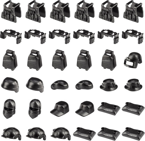 83 Pcs US Army Toy Soldiers Figures Battle Toy Set, Military Weapon Pack Compatible with Major Brand Building Blocks