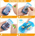 Toy Cars Replacement for Most Tracks, Glow in The Dark, 5 Flashing LED Lights, 4 Pack Car Track Accessories for Kids