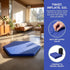 Generic 1 59 Inflatable Playmat - Cushioned Floor Mat Custom Fit Playpen Liner Portable Indoor/Outdoor Use Easy-Clean