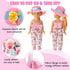 Zecckige 18 inch 18 Inch 17Pcs Set Doll Clothes and Accessories for American Dolls Girl Clothing Gift, Complete