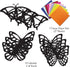 VHALE Suncatchers Craft 3 Sets (9 Cutouts) with Tissue Papers, Stained Glass Effect Paper Sun Catcher Kit