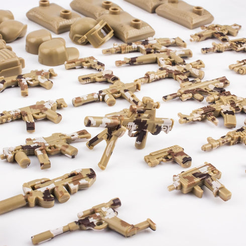 Weapons Pack Military Accessories U.K Special Forces Toys, Compatible with Major Brand Building Blocks