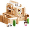 DivnPorc 105Pcs Wooden Building Blocks Construction Set for Kids Ages 3-8,Preschool Learning Toys