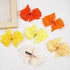30PCS Girls' Hair Accessories - 15 Colors Grosgrain Ribbon 3.5-inch Alligator Clips and Pigtail Bows for Toddlers and