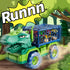2-4, 3-5 8 2 3 4 5 6 Dinosaur Truck for Kids Dinosaur Action Figure Toys for Toddler with Dinosaur Figures, Play Mat