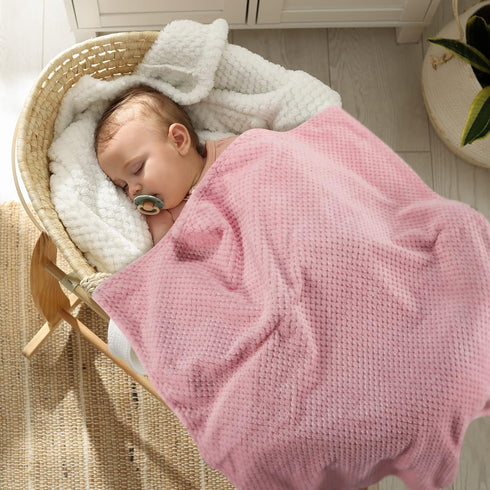 6 Cozy Kids,6 (30 40 Inch) Pcs Baby Blanket Flannel Fuzzy Throw Blankets Soft Warm Fleece Sherpa Blanket for Newborn