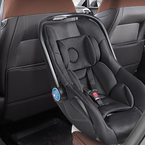 FunTankie Infant Car Seat Insert Thickened, Breathable & Fold-Go Baby Head & Body Support for Infant, Soft Mesh Car
