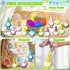 12PCS LUBUYILD Easter Eggs with Gnome Keychain Toys for Kids Girls Boys Easter Basket Stuffers, Egg Hunt Prizes