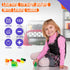 SpriteGru Math Linking Cubes Set of 100 - Manipulative Connecting & Counting Snap Blocks for Early Math & Construction