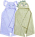 Toddler Towels Hooded Kids Bath Towel Unisex Toallas para Bebe 2-Pack 27.5"X55"