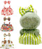 Digabi 17cm Doll Clothes 8 Piece Set Strap Dress and Bow Headband for
