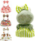 Digabi 17cm Doll Clothes 8 Piece Set Strap Dress and Bow Headband for
