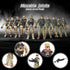 Playset Army Toys, Kids Military Battle with Army Men Action Figures, Army Vehicles, Tank, Truck, Boat, Motorcycle