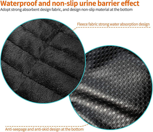 Huayao Piddle Pad Car Seat Protector, Waterproof Potty Training Seat Saver Pads for Infants Baby and Toddlers, Machine