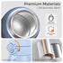 12 Portable Bottle Warmer for Travel, Dual Heating Modes for Breastmilk & Water, Portable Bottle Milk Warmer with Fast