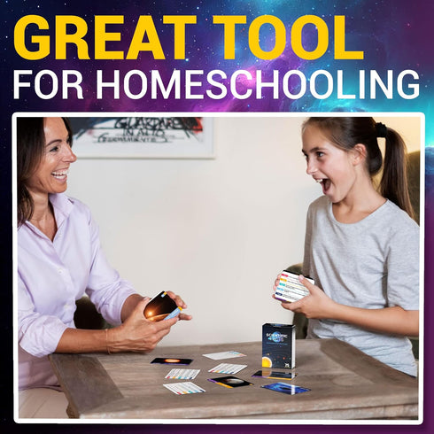 75 Space Flash Cards - STEM Learning Resource for Astronomy, Solar System, Stars, Galaxies, Planets