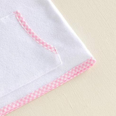 Summer (A-Pink,12-18 Toddler Baby Girl Hooded Beach Towel Plaid Swim Cover Up Bath Towels Swim Poncho Swimsuit Cover Up