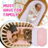 Fanfanwin 2 Pack 33 16 Inches Flannel Baby Bassinet Sheets x Pink and White Soft Christmas Flannel Crib Sheets, Fit
