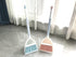 Kids Broom and Dustpan Set, Mini Dustpan and Broom for Children Housekeeping Pretend Play Cleaning Tools (Pink)