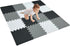 Fuzayylu 16 Pieces Foam Play Mat with Border, Interlocking Playmat Tiles, Foam Floor