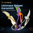 2 3D Dreamplay Fidget Gravity Karambit Knife, Pcs Printed Gravity Toys Fake Knife Perfect for Anxiety Stress Relief