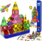 Magnetopia Mini Magnetic Tiles with Iron Box, 40 PCS Travel Magnetic Tiles, STEM