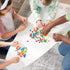 600 Set, PLUS PLUS Piece Neon Color Mix - Mini Interlocking Building Blocks Stem Toys for Kids - Sensory Bin