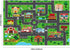 DINSUMRUG (59X39.4 INCH, 1) Kids Carpet Car Play Rug, City Life Traffic Road Kids Rug Playmat,Non Slip Children