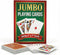 Bedwina Giant Jumbo Playing Cards, Large Print Playing Cards for Seniors, Kids,