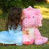 24inch Tezituor Large Pink Dinosaur Stuffed Animals, Large Stuffed Dinosaur Plush Toys for Boys Girls, Hugging Soft