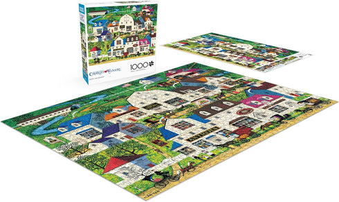 Buffalo Games - Charles Wysocki - Shops and Buggies - 1000 Piece Jigsaw Puzzle for Adults - 26.75 x 19.75
