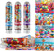 MISITU Small Jigsaw Puzzles for Adults, 150 Pieces Mini Puzzles with Balloons Birthday Themes, 4 Packs Travel Puzzles