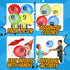 Superhero Punch Balloons, Pack of 24, Large Inflatable Punch Balls for Kids, Carnival Prizes, Birthday Party Favors