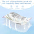 SyXIOP 28" 52" Puple Lily Calla Cute Bunnies Cooling Baby Waterproof Crib Mattress Cover x Washable Crib Padding