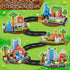 150PCS 3+ Annexfun Magnetic Blocks - Magnetic Building Blocks Road Forest Magnetic Cubes - STEM Toys for Montessori