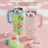 24 oz 316 2 V3.0 Como bebe Insulated Whale Fountain Sippy Cup, food-grade Stainless Leak-Proof Straw,Tumbler
