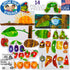 Little Folk Visuals The Very Hungry Caterpillar Precut Flannel/Felt Board Figures, 14-Piece Set