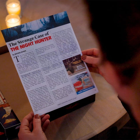14+ Murder Mystery Party | The Night Hunter, Can You Catch The Killer Before It's Too Late? Murder Mystery Party Game