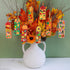 Winlyn 32 Sets Fall Crafts Kits, DIY Fall Bookmarks Decorations Art Sets with Maple Leaves, Smile Face, Owl, Turkey,